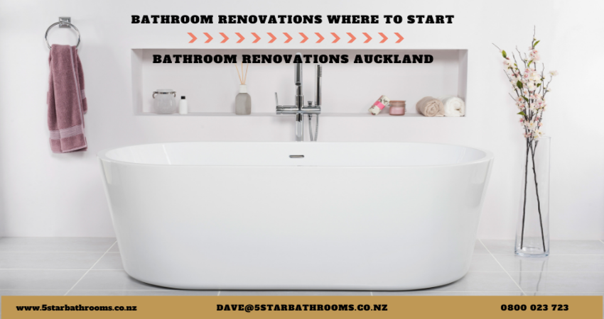 Bathroom Renovations Where To Start
