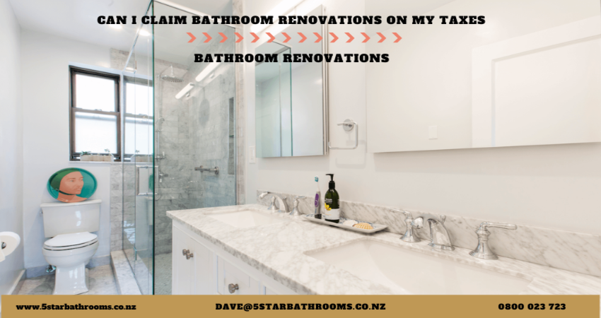 Can I Claim Bathroom Renovations On My Taxes