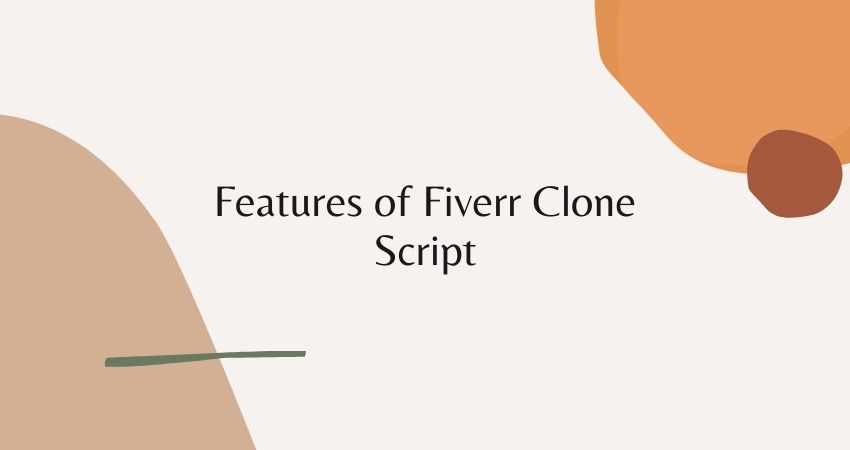 Fiverr Clone Script Features