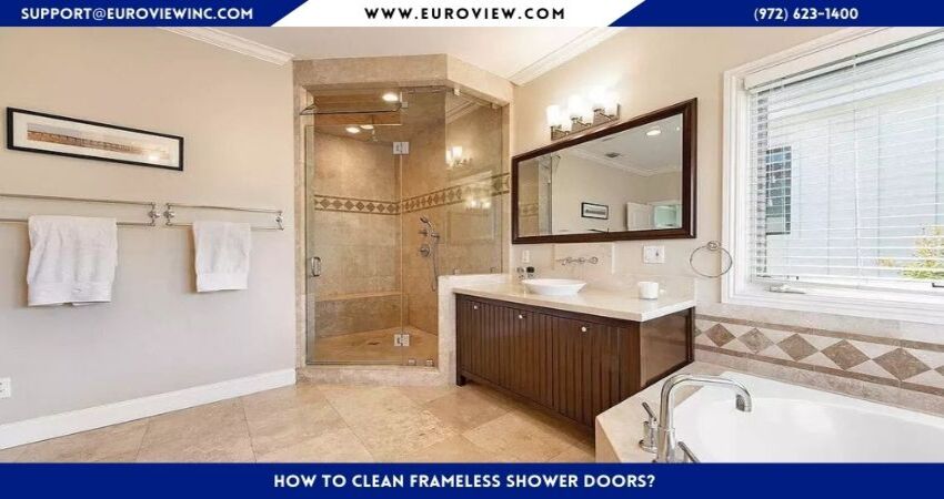 How To Clean Frameless Shower Doors?