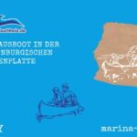 Luxus-Hausboot in der Mecklenburgischen Seenplatte
