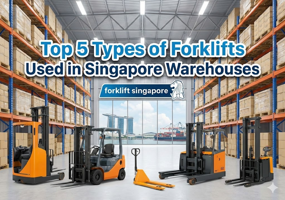 Top 5 Types of Forklifts Used in Singapore Warehouses